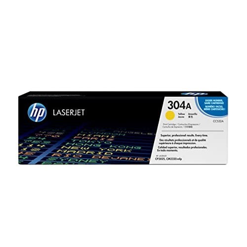 TONER HP CC532A GIALLO ORIGINALE (304A)