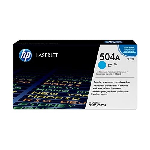 TONER HP CE251A CIANO 7K ORIGINALE 504A