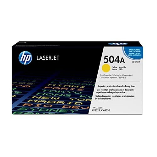 TONER HP CE252A YELLOW GIALLO 7K ORIGINALE 504A