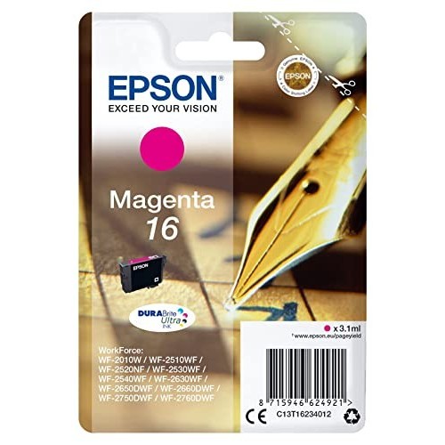 CARTUCCIA ORIGINALE EPSON C13T16234012 16 MAGENTA