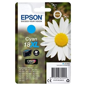 CARTUCCIA EPSON C13T18124010 T1812 CIANO XL ORIGINALE