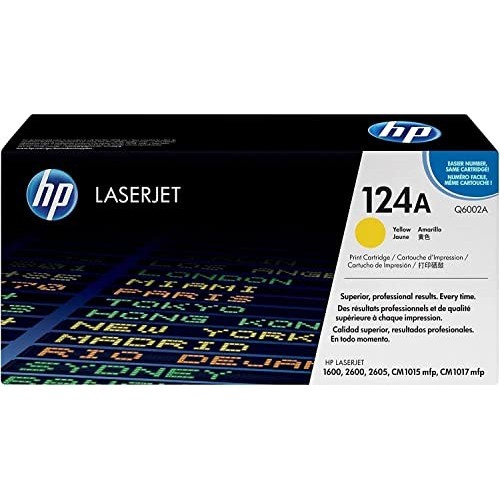 TONER HP Q6002A 124A GIALLO ORIGINALE