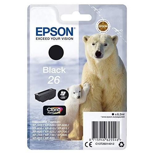 EPSON T2601 BLACK ORIGINALE