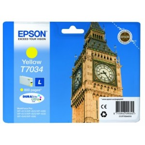 CARTUCCIA ORIGINALE EPSON C13T70344010 7034 YELLOW