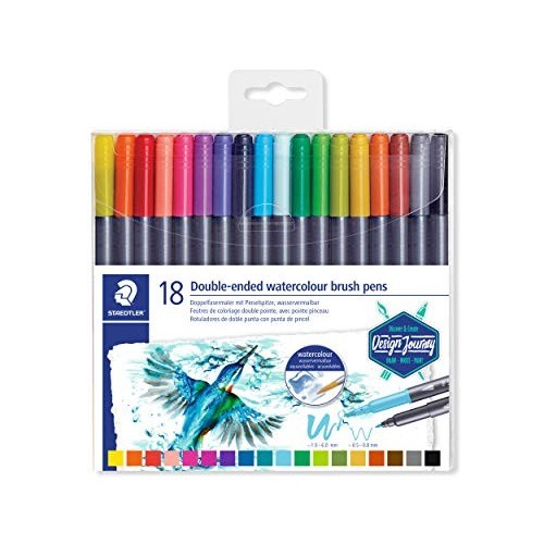 Staedtler Dual Brush Acquerellabili Astuccio da 18pz