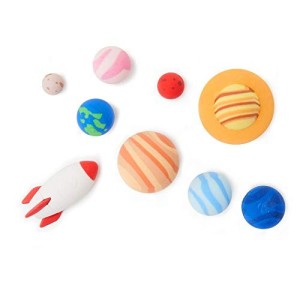 Set di 9 Gomme Solar System Legami