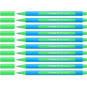 PENNA A SFERA SLIDER EDGE SCHNEIDER VERDE PACCO da 10pz