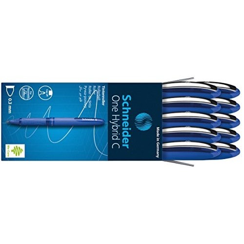 PENNA SCHNEIDER ROLLER ONE HYBRID C 0.3MM Blu Pacco da 10pz