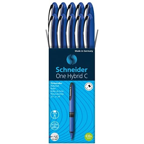 PENNA SCHNEIDER ROLLER ONE HYBRID C 0.5MM Blu Pacco da 10pz