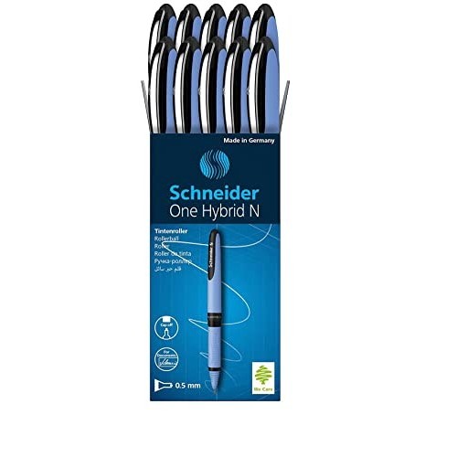 PENNA SCHNEIDER ROLLER ONE HYBRID N 0.5MM (PUNTA AD AGO) Nero Pacco da 10pz