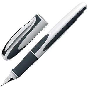 Penna Schneider Ray Stilografica per Mancini Bianco/Grigio