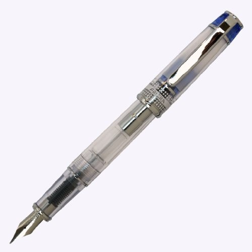 Penna Pilot St.Prera Blu Trasparente Media Stilografica con Astuccio