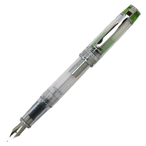 Penna Pilot St.Prera Verde Trasparente Media Stilografica con Astuccio