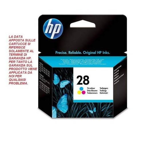 CARTUCCIA ORIGINALE HP 28 COLORE (C8728AE)