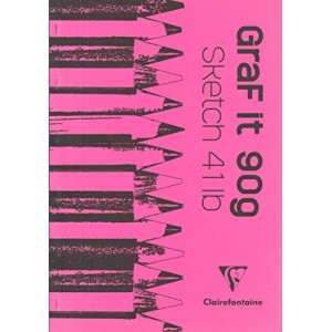 Taccuino GraF it incollato 29,7x42 A3 90g 80F Clairefontaine