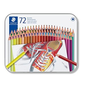 Astuccio in Metallo Staedtler 72 Matite Colorate