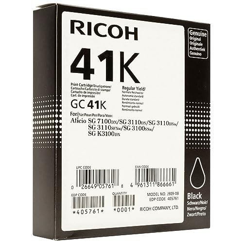 Cartuccia Ricoh GC-41K Nero Originale