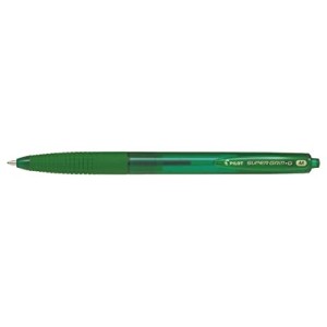 Pilot Super Grip G Media a Scatto Verde 12pz