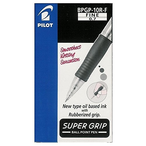 Pilot Super Grip Fine Nero 12pz