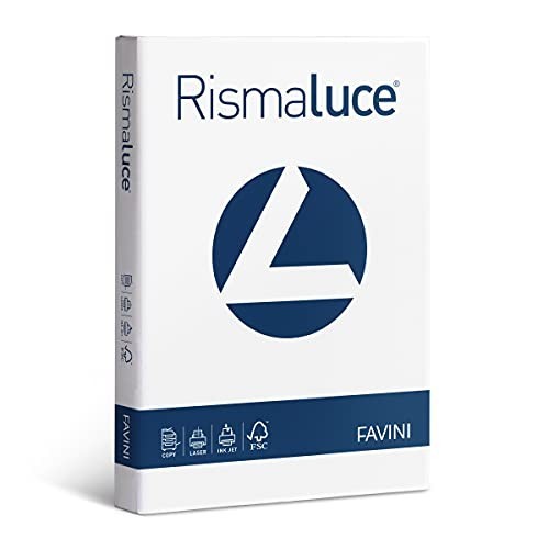 Risma Favini RISMALUCE 200gr BIANCO 125FF A4 21X9,7