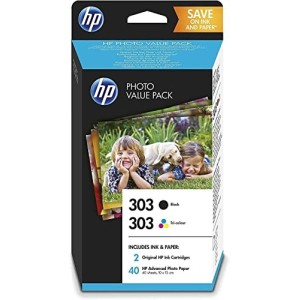 Multipack Hp 303 Originale + Carta