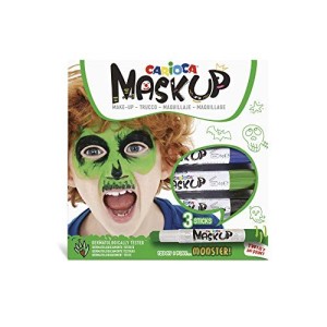 Carioca Musk Up Monsters 3pz Trucco per Bambini