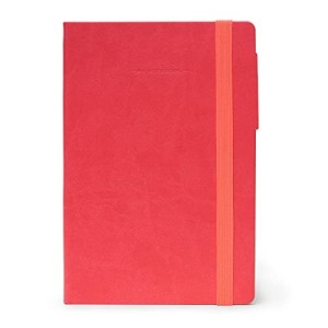 MY NOTEBOOK LEGAMI TACCUINO MEDIUM FOGLI BIANCHI ROSA CORALLO NEON