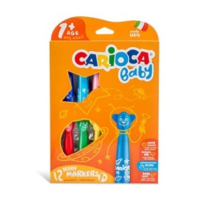 Pennarelli Carioca Baby Teddy Scatola 12pz