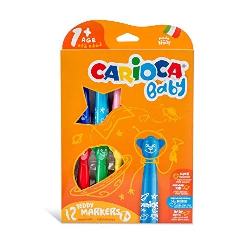 Pennarelli Carioca Baby Teddy Scatola 12pz