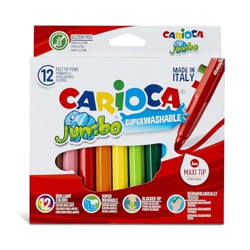 Pennarelli Carioca Jumbo 12pz