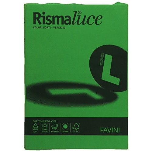 Risma Favini Rismaluce 200gr Verde 125f