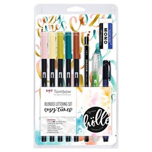 Blended Lettering Set Cozy Times Dual Brush Tombow