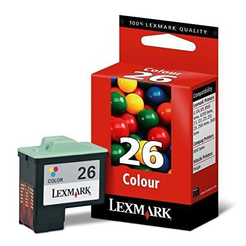 CARTUCCIA ORIGINALE LEXMARK 26 COLORE 10N0026 ALTA CAPACITA'