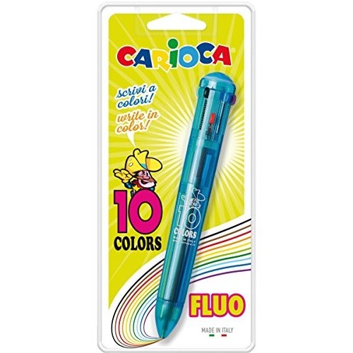 Penna Carioca 10 Colori Fluo