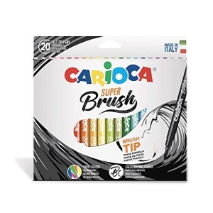 Pennarelli Carioca Super Brush 20pz