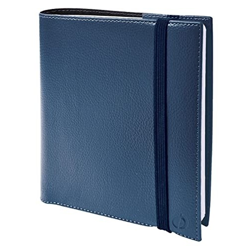 Agenda Quo Vadis Time & Life Medium Settimanale Spiralata con Elastico Blu 16x16