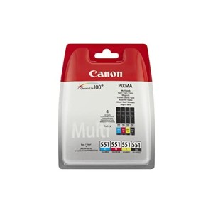 MULTIPACK CARTUCCIA ORIGINALE CANON CLI-551 BK-C-M-Y