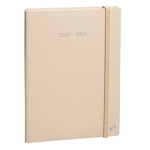 Agenda 2023-2024 Quo Vadis Settimanle 16 Mesi Pastel Caffe con Elastico 15x21