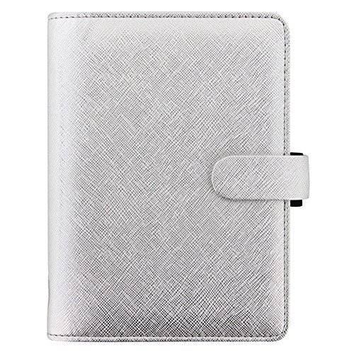 Agenda Filofax Saffiano Metallic Silver