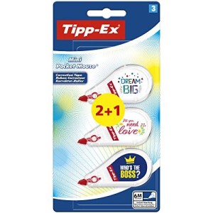 Kit 3 Mini Pocket Mouse Tipp-ex