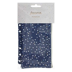 Tasca Con Zip Foratura A5 Filofax A5 Indigo