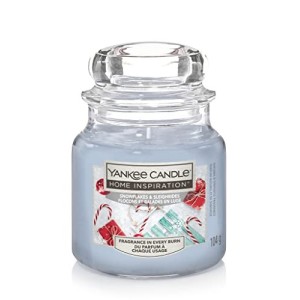 Yankee Candle Giara Piccola Fiocchi di Neve e Slitte 104gr