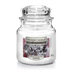 Yankee Candle Giara Media Pigne Bianche 340gr