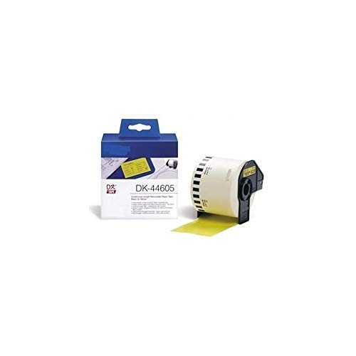 Eticchette Brother DK-44605 62mmX30,48 mt. Yellow Compatibili