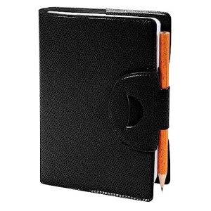 Agenda Quo Vadis Maor Giornaliera Black con Matita 8,5x13