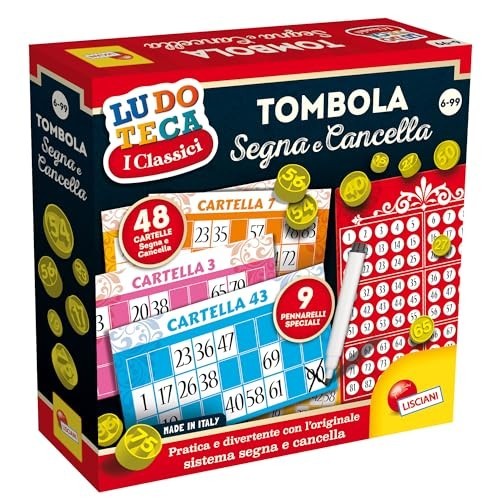 Ludoteca Tombola Segna E Cancella Lisciani Giochi