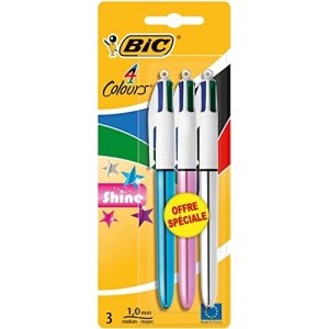 Kit Bic 3 Penne 4in1 Shine