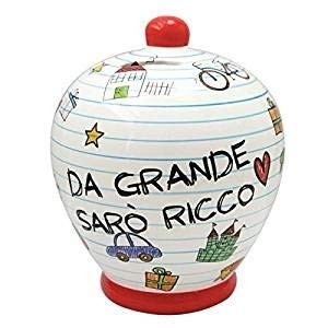 Virca Salvadanaio in Terra Cotta Da Grande Saro Ricco