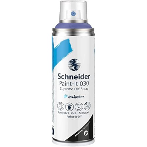 Bomboletta Spray Indaco Paint-It 030 Acrilica 200ml Schneider