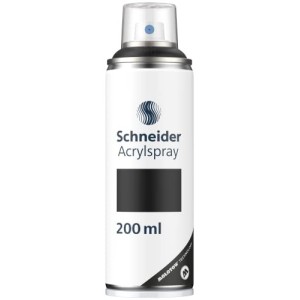 Bomboletta Spray Nero Paint-It 030 Acrilica 200ml Schneider